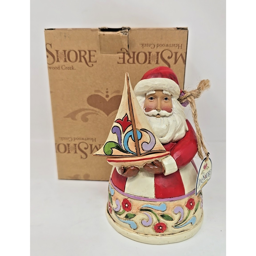 Jim Shore 2011 Christmas Spirit Fills My Sails Ornament #4022912In Box JS8